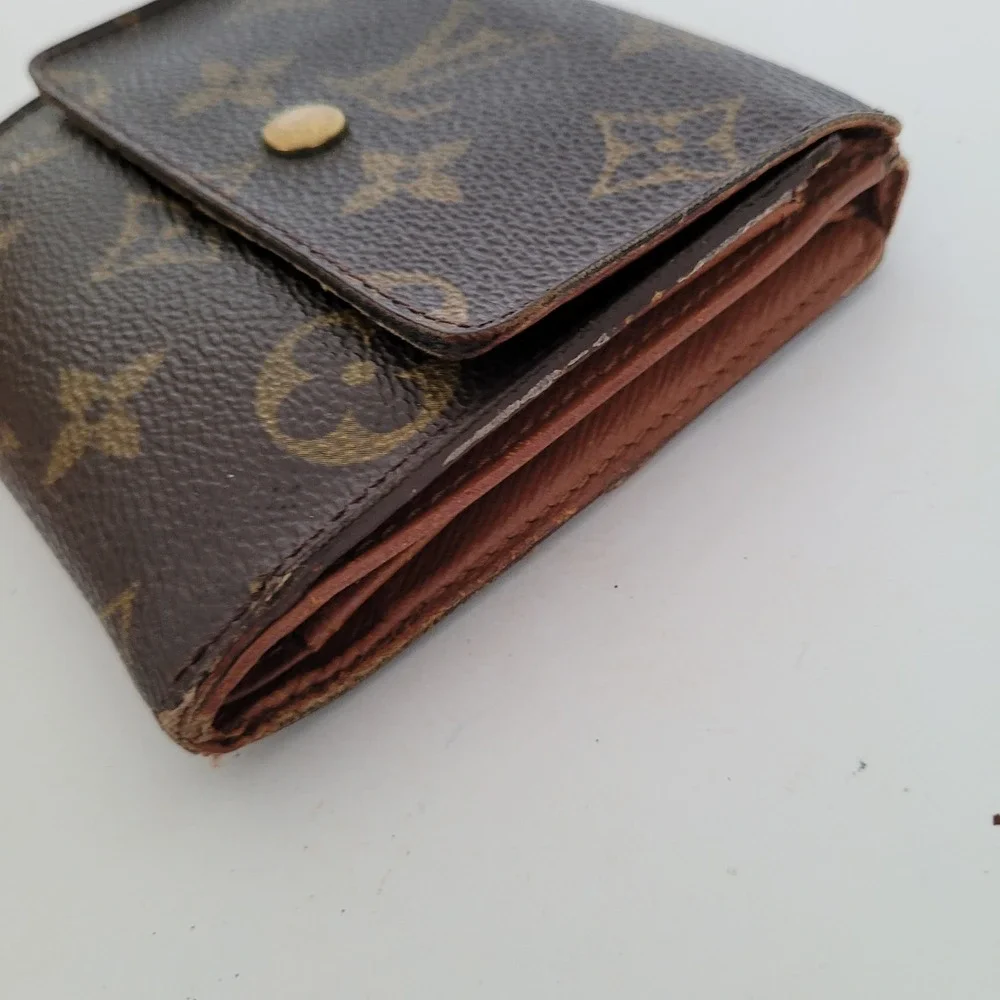 Louis Vuitton Monogram Porte-Monnaie Billets Trifold Wallet Brown SD0968 USA